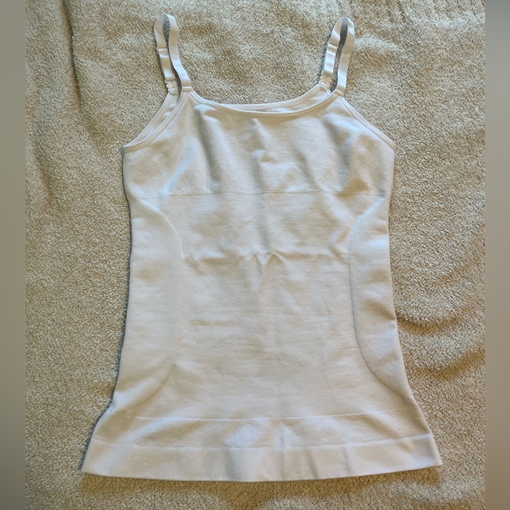 Underoutfit Women’s Shapewear Cami Tank Tummy Control White